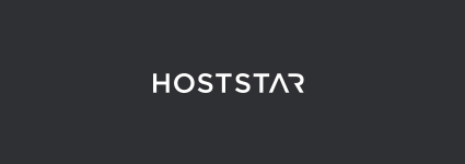 Hoststar-Logo Schwarz