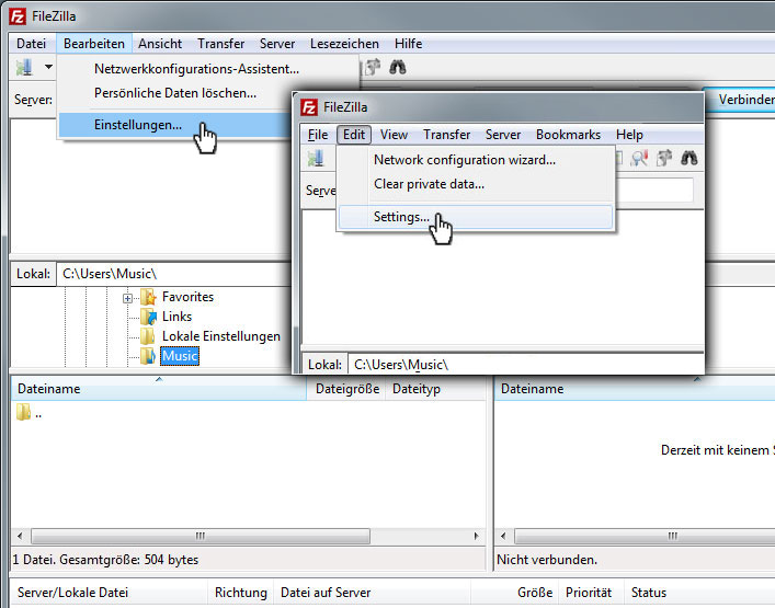 ftp filezilla ftp filezilla