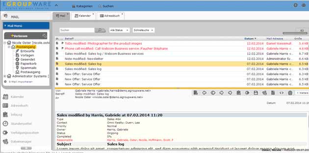 EGroupware: E-Mail
