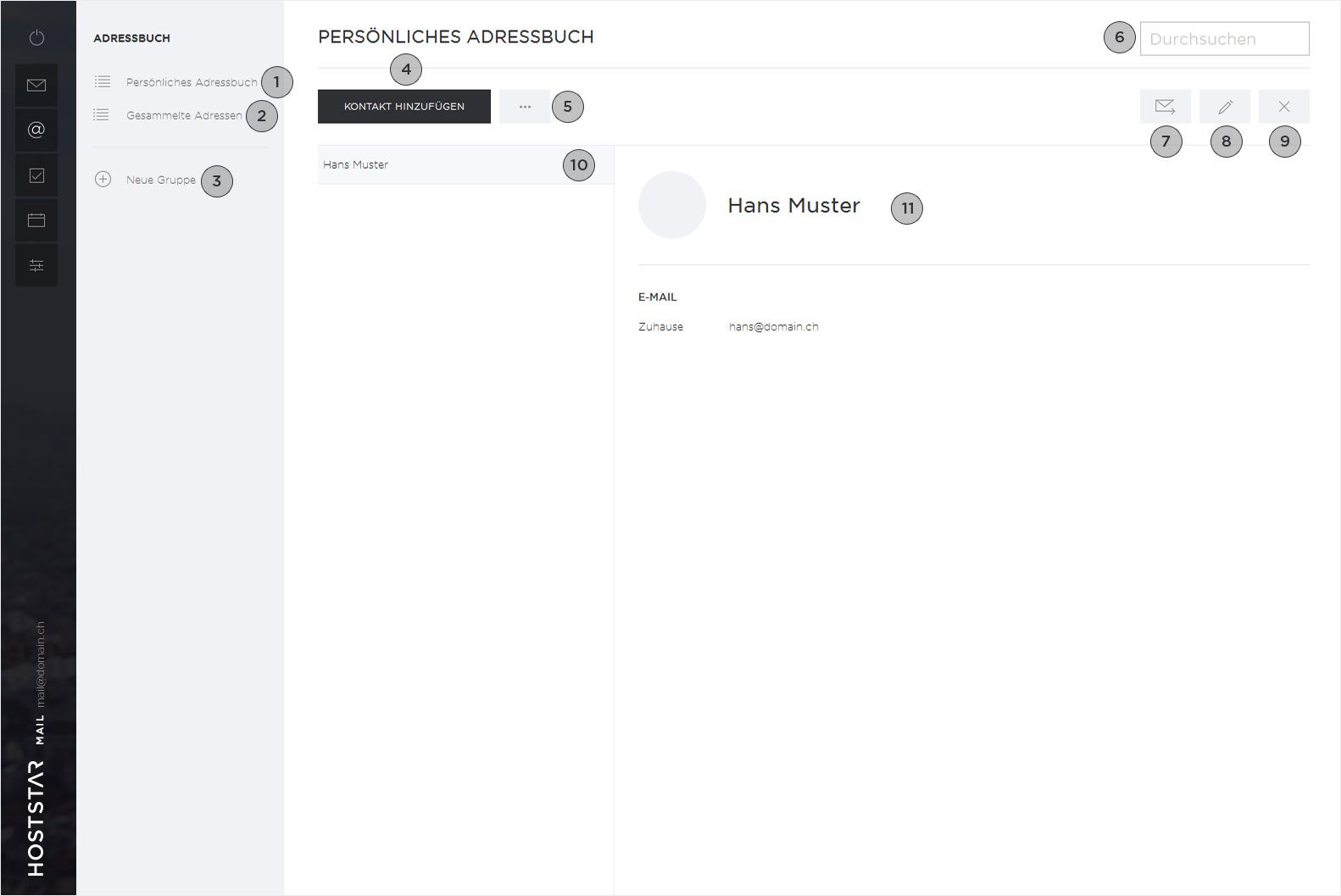 Support: Mail - Email configuration - Using Webmail | ✩ Hoststar