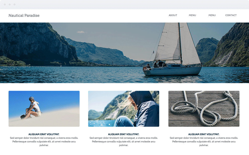 Screenshot Design Nautical Screenshot Design Nautical