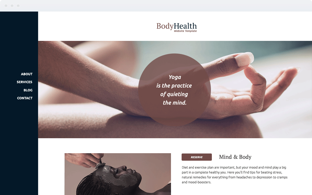 Screenshot Design Body Health Screenshot Design Body Health