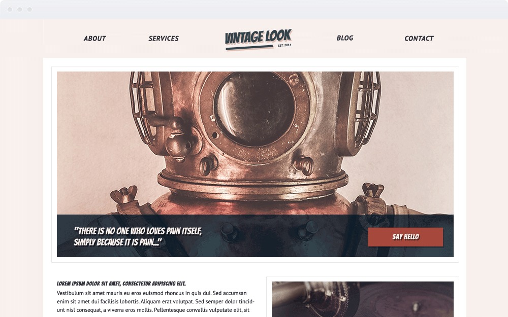 Screenshot Design Vintage Look Screenshot Design Vintage Look