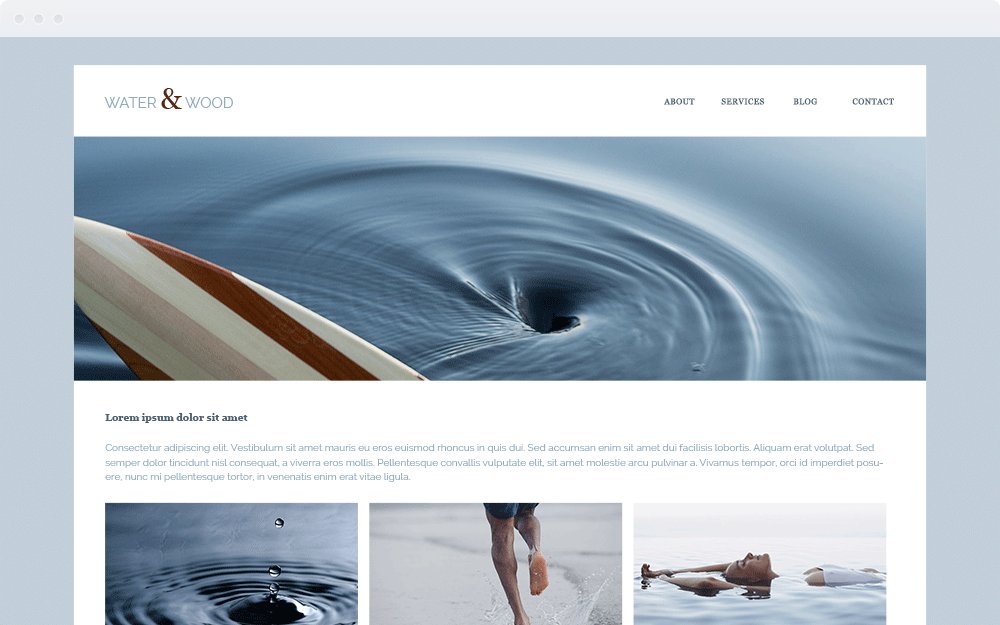 Screenshot Design Water & Wood Screenshot Design Water & Wood