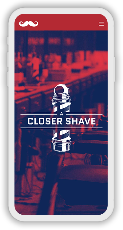 Barber Shop Template Mobile Screenshot 1